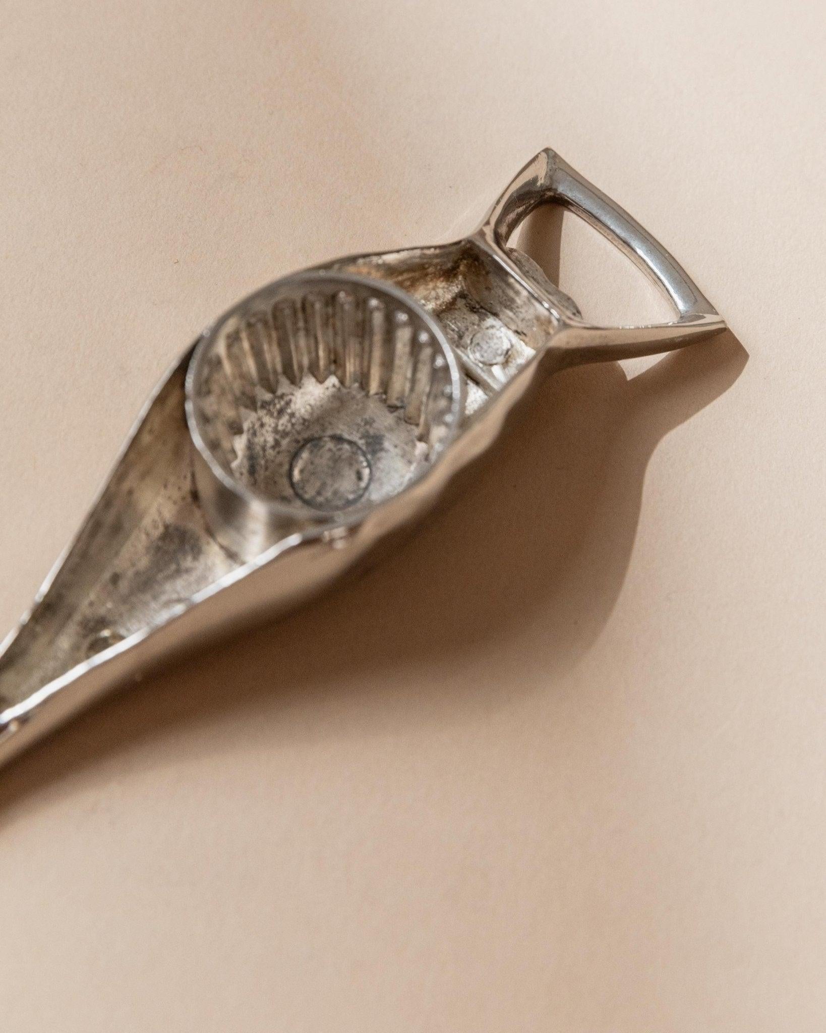 Apribottiglie d'epoca placcato in argento con forma di oca, design Mid Century, anni '60 in vendita 2