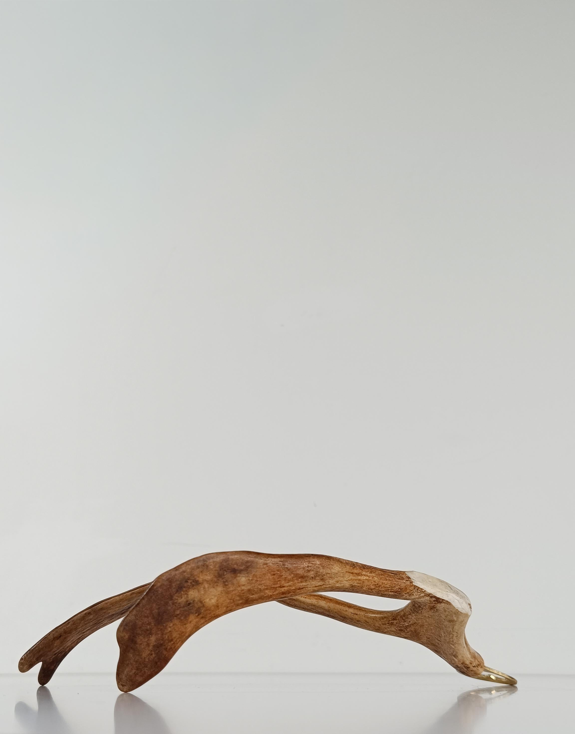 Vintage-Flaschenöffner mit Damhirschgeweihgriff, 70er Jahre im Angebot 8