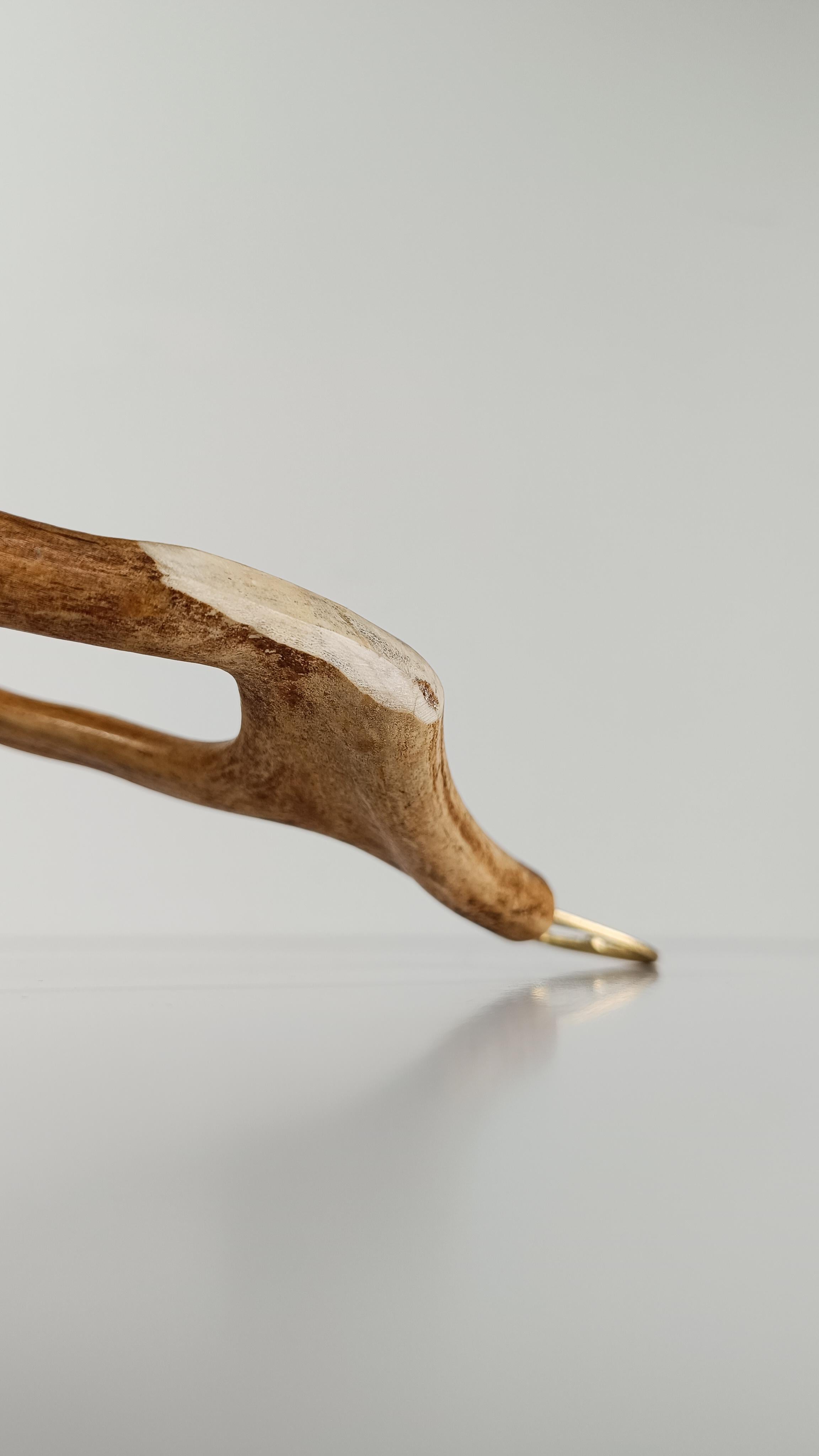 Vintage-Flaschenöffner mit Damhirschgeweihgriff, 70er Jahre im Angebot 9