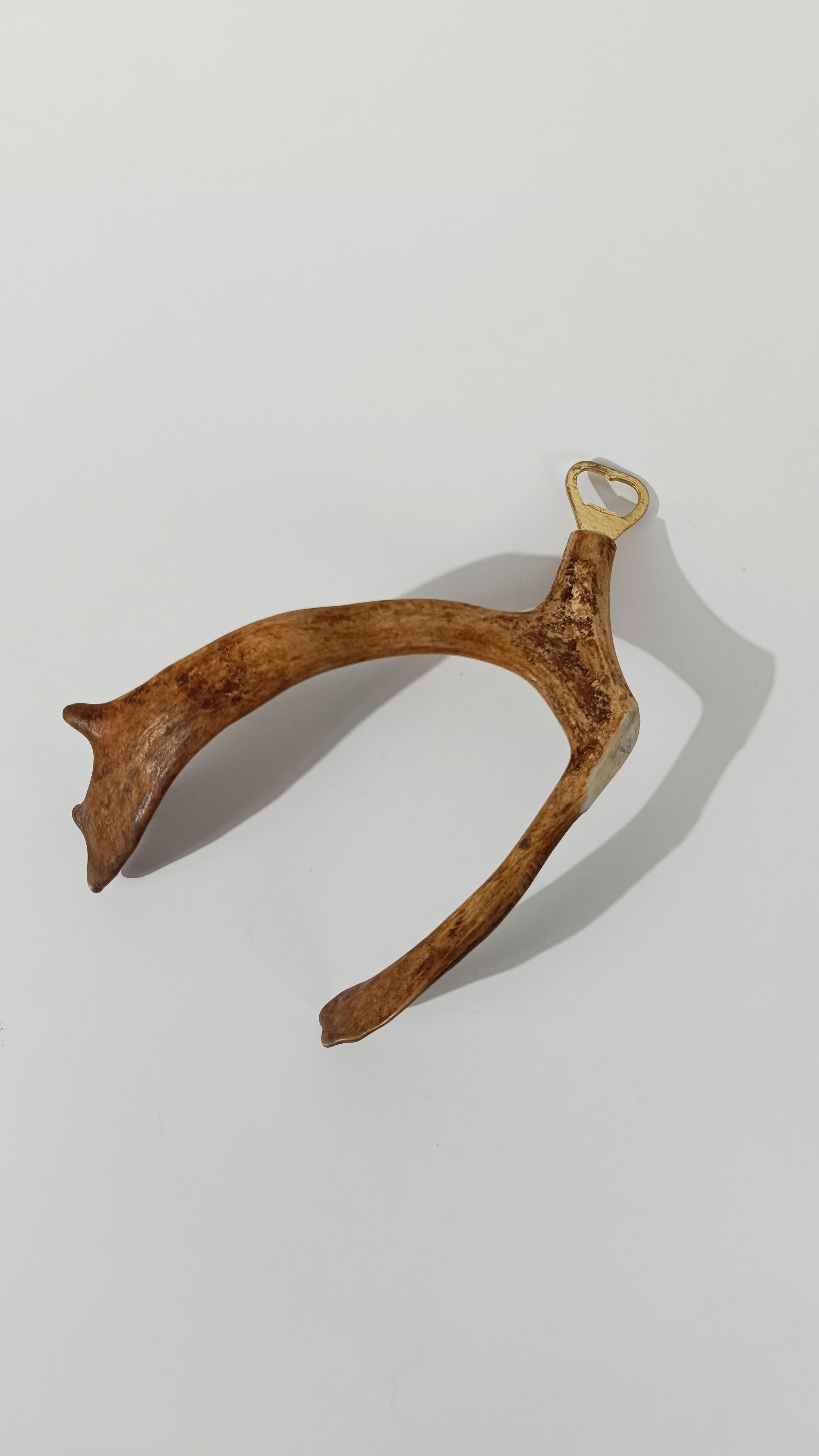 Vintage-Flaschenöffner mit Damhirschgeweihgriff, 70er Jahre im Angebot 11