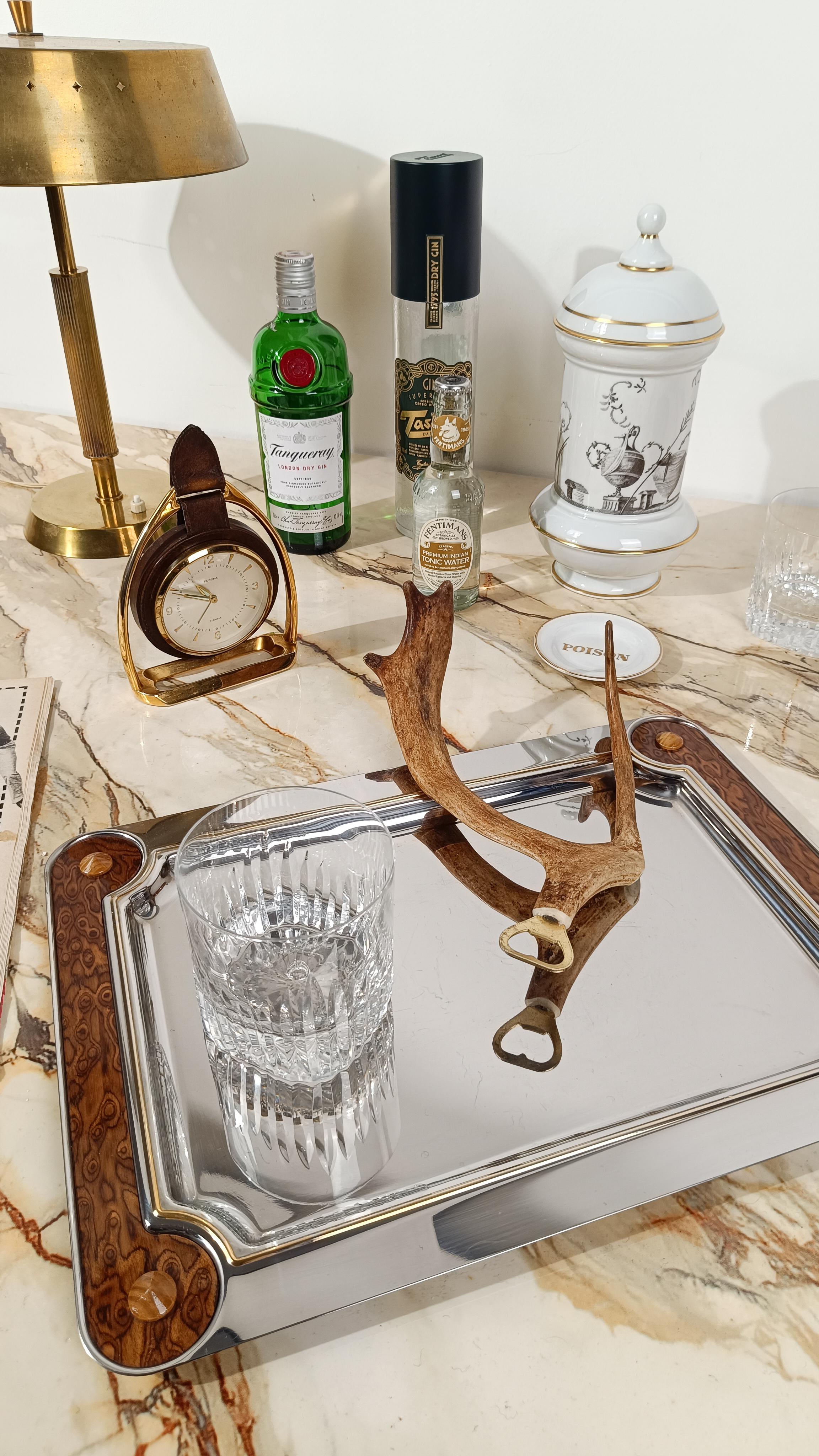 Vintage-Flaschenöffner mit Damhirschgeweihgriff, 70er Jahre im Zustand „Gut“ im Angebot in Roma, IT