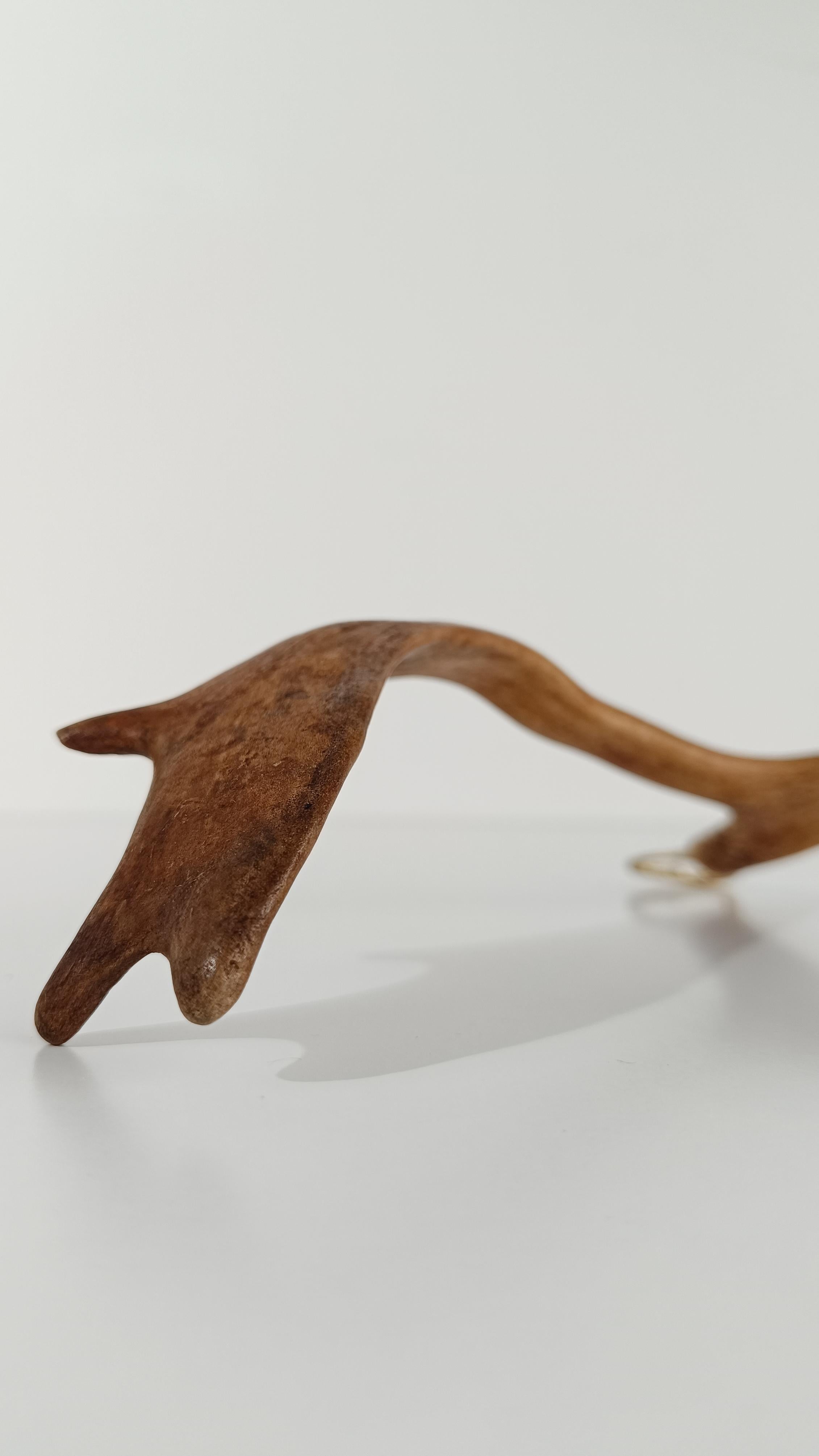 Vintage-Flaschenöffner mit Damhirschgeweihgriff, 70er Jahre im Angebot 2