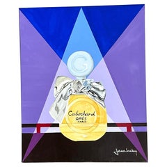 Vintage Bottle Original Oil Painting on Canvas