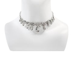 Gargantilla vintage Boucher Baguette y redonda Circa 1960s