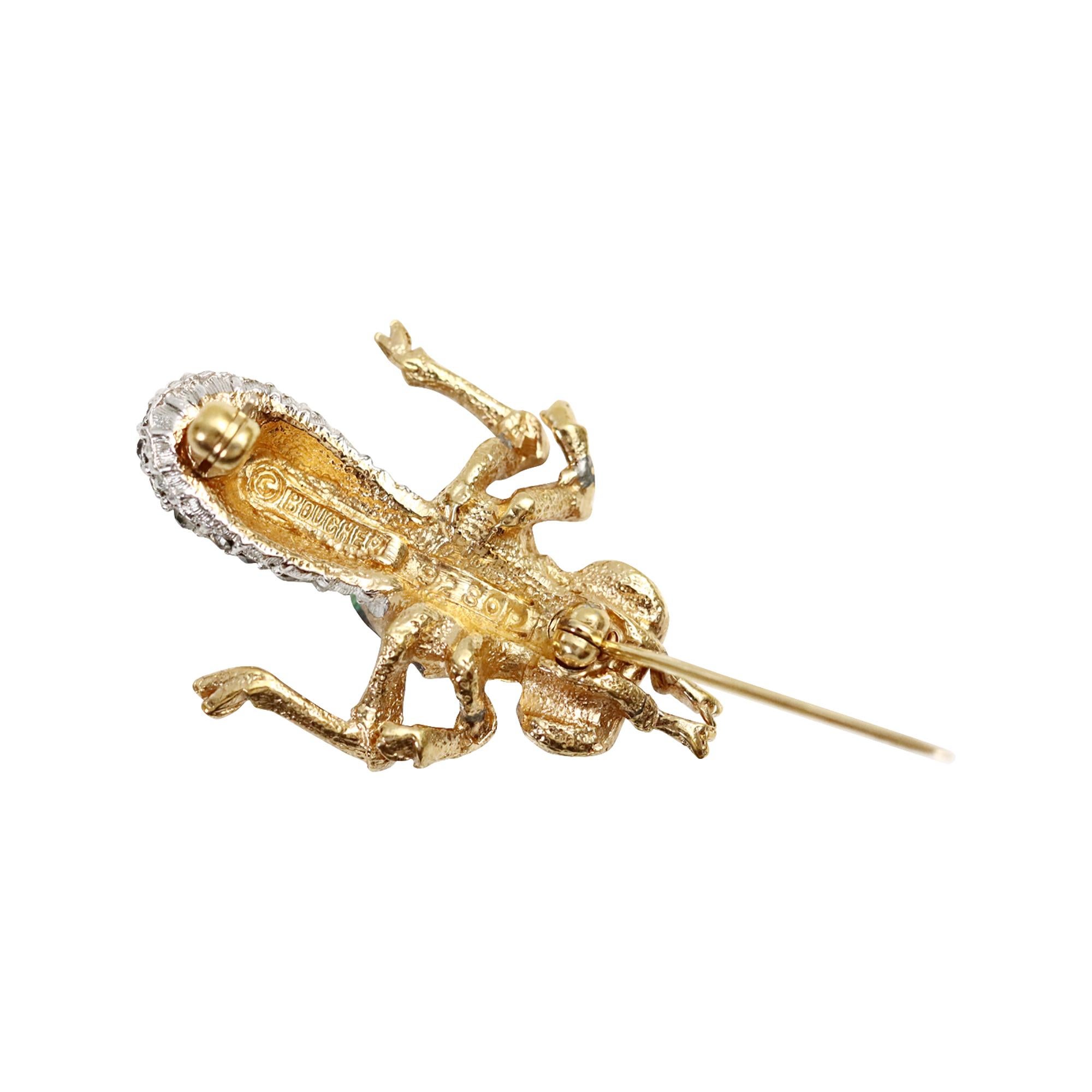 Broche Boucher des années 1960 Bon état - En vente à New York, NY