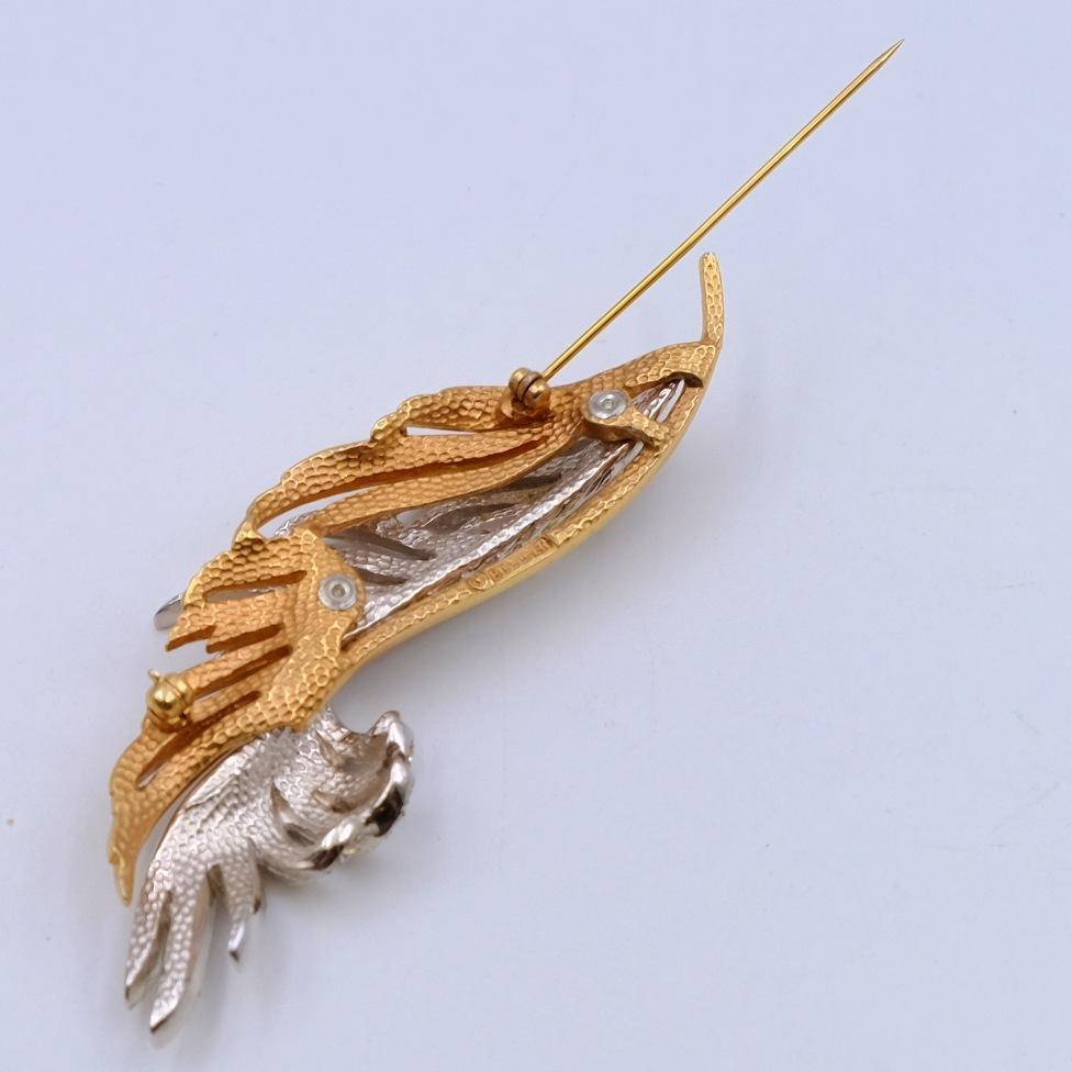 feather brooch base