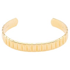 Vintage Boucheron 18k Yellow Gold Cuff