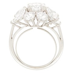 Vintage Boucheron 4.24ct Diamond cluster ring, dated 1962