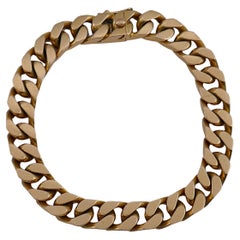 Vintage Boucheron Curb Link Gold Chain Bracelet