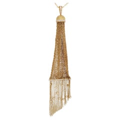 Collana vintage con diamanti Boucheron Deliah in oro giallo