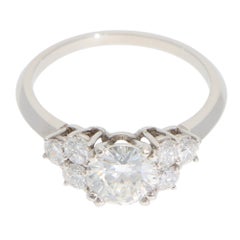 Vintage Boucheron Diamond Ring in Platinum