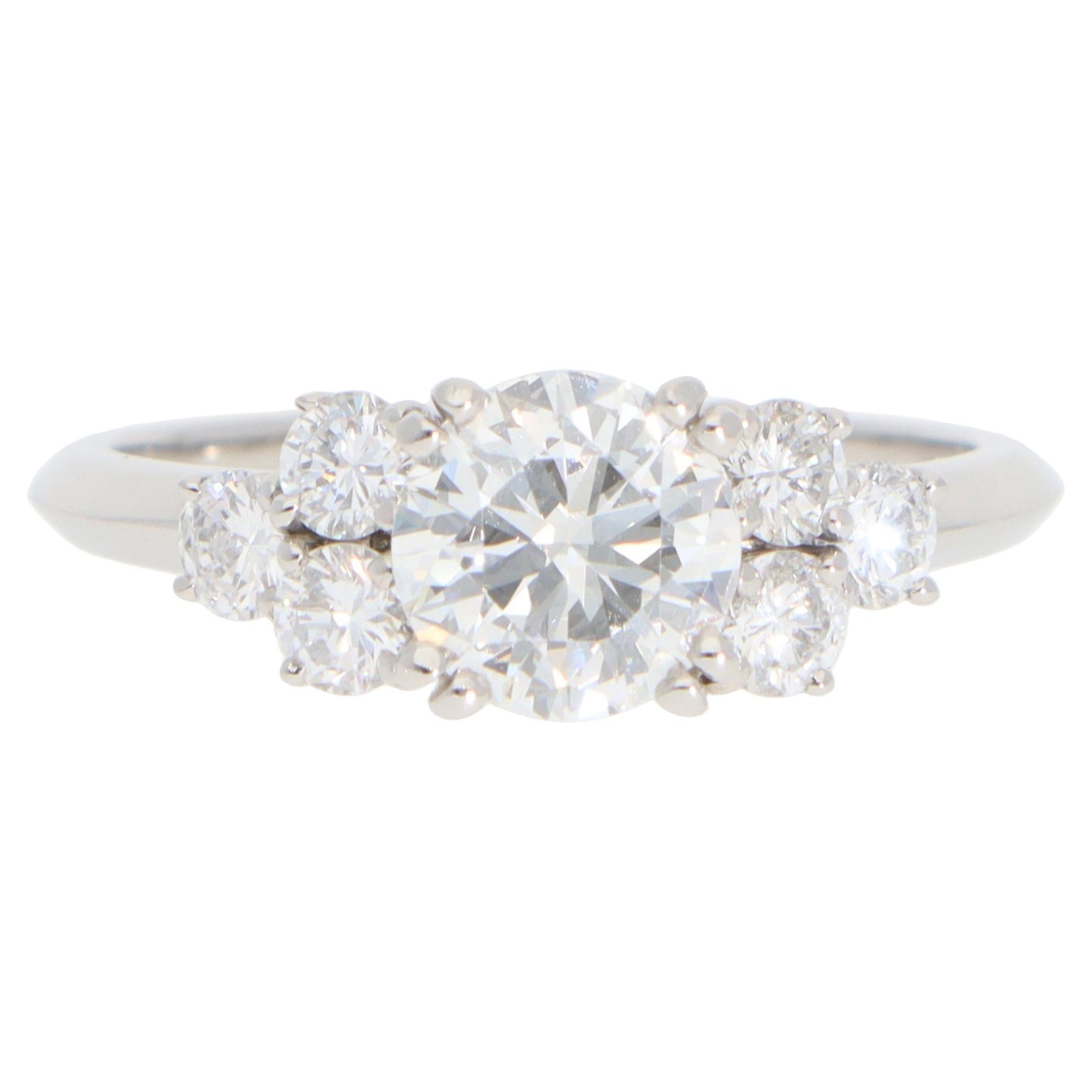 Vintage Boucheron Diamond Ring in Platinum