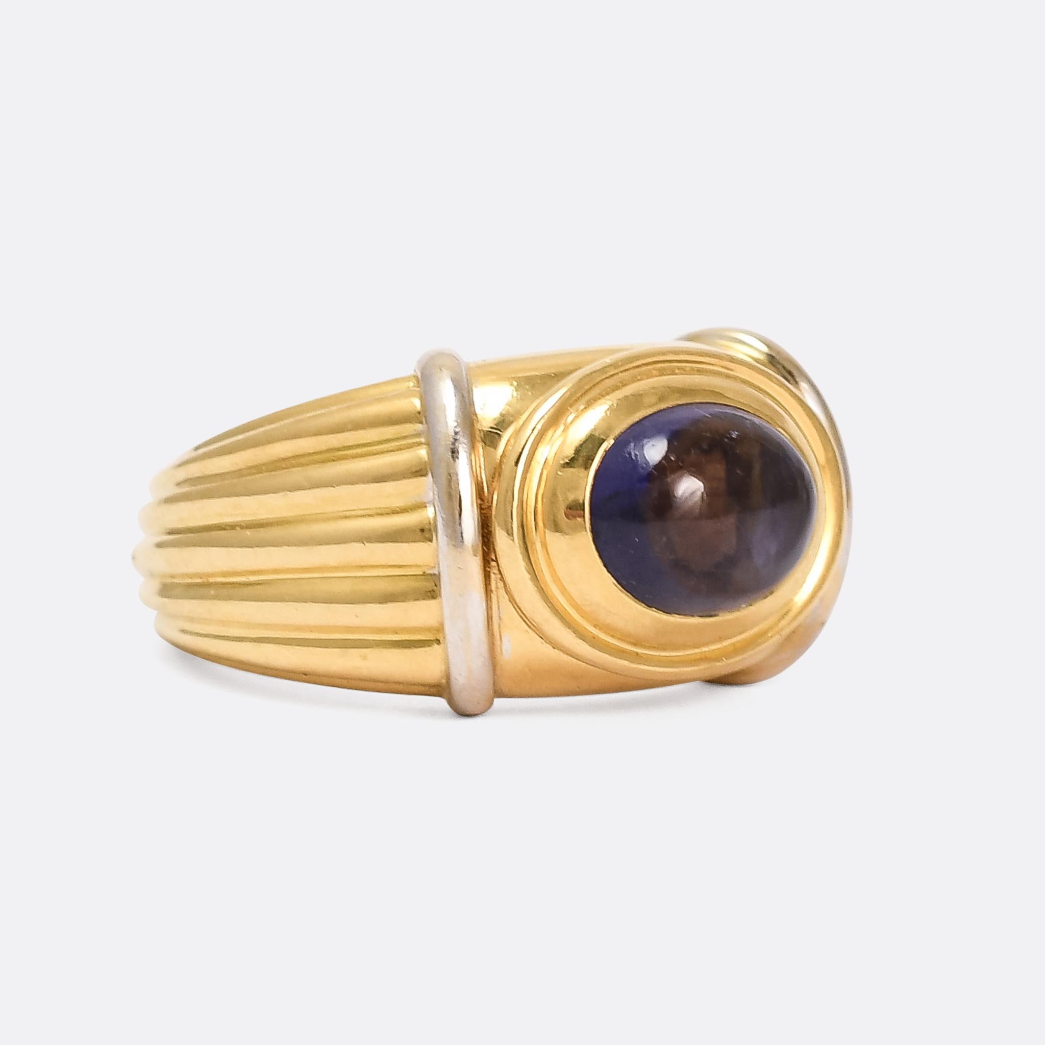 A gorgeous vintage Boucheron ring from their iconic 1980s 