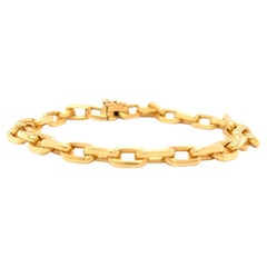 Vintage Boucheron Paris 18K Yellow Gold Link Bracelet