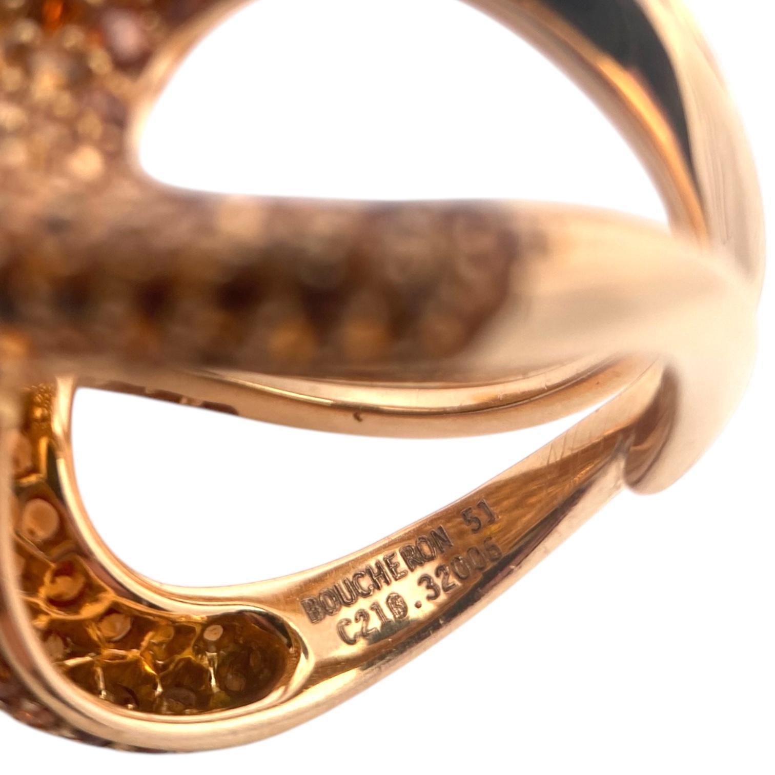 Vintage Boucheron Paris 18K Yellow Gold Sculptural Octopussy Ring 5