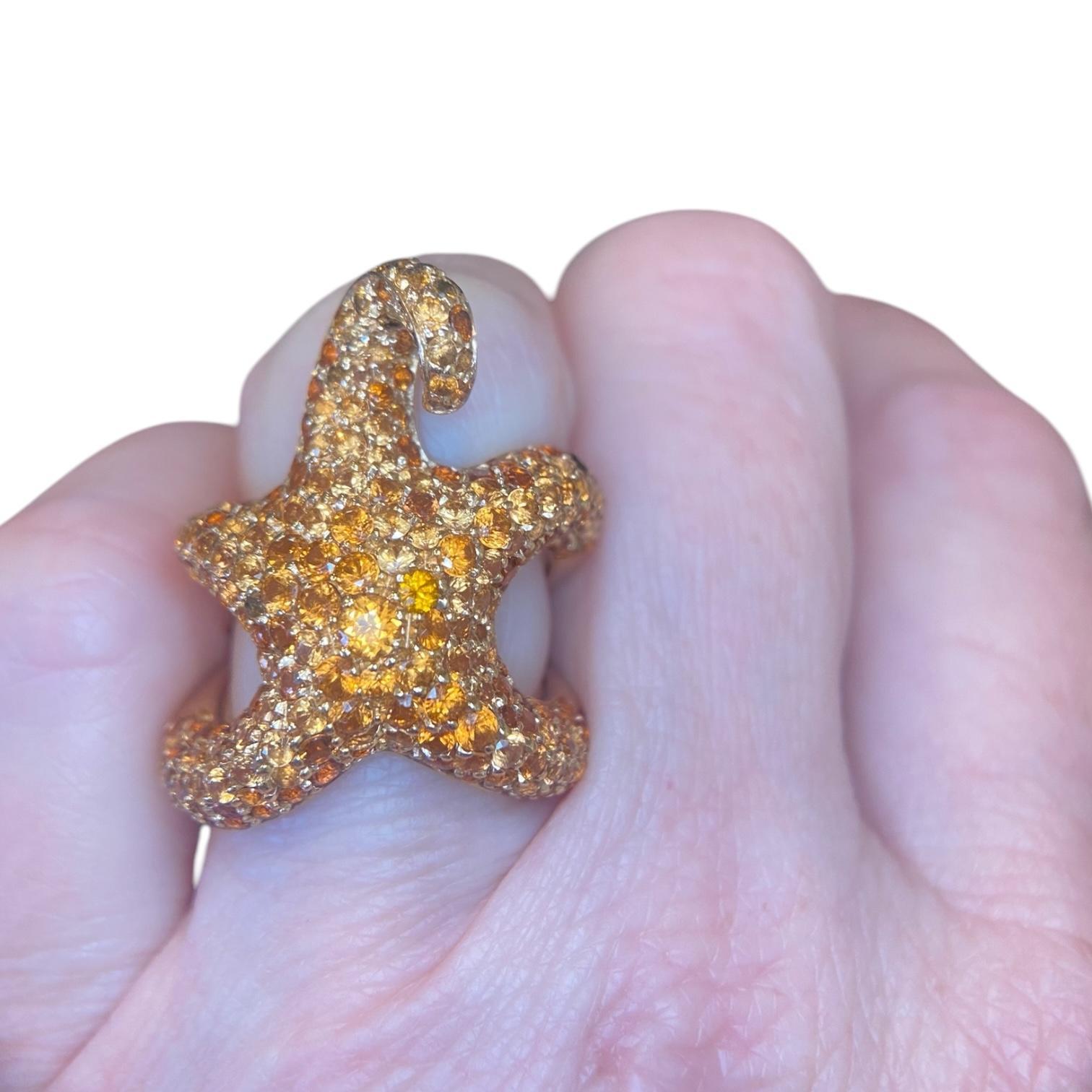 Vintage Boucheron Paris 18K Yellow Gold Sculptural Octopussy Ring 6