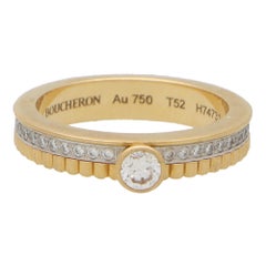 Vintage Boucheron ‘Quatre Radiant’ Diamond Solitaire Ring