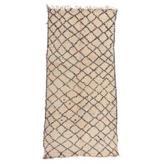 Marokkanischer Azilal Rag-Teppich aus Boucherouit im Vintage-Stil, Nachhaltigkeit trifft auf Cozy Nomad