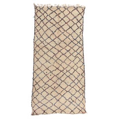 Tapis Azilal marocain vintage Boucherouite, la durabilité rencontre Cozy Nomad