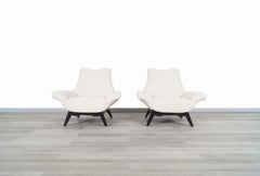 Vintage Boucle "Stingray" Lounge Chairs