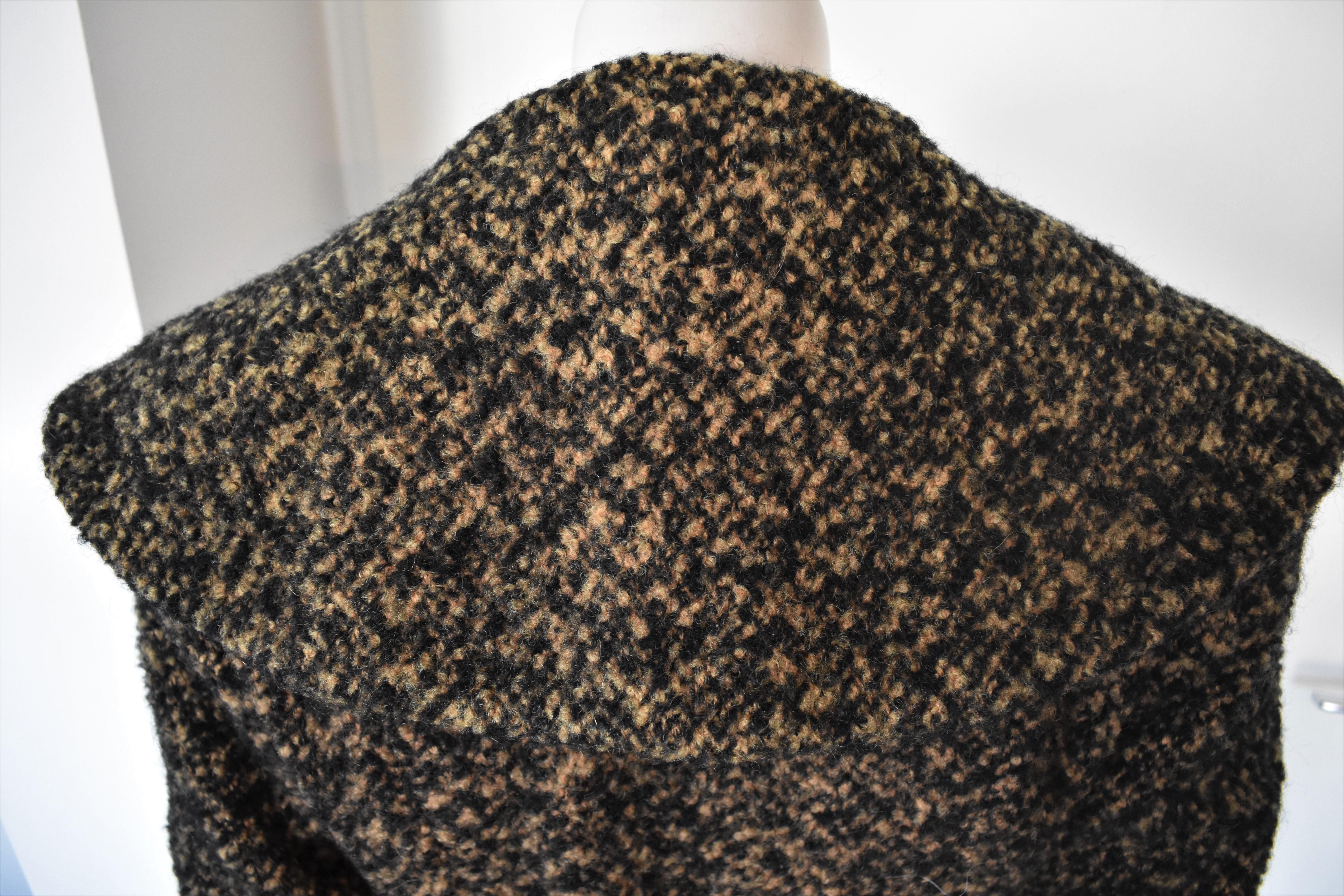 Vintage Boucle Wool 'New Look' Coat For Sale 3