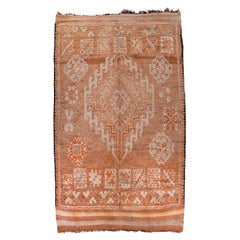 Retro Boujaad rug 1960's, Boemian Style Tribal Pattern Rug, In Stock