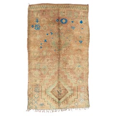 Vintage Boujaad rug, 1980's / Moroccan Berber Traditional Rug, In Stock
