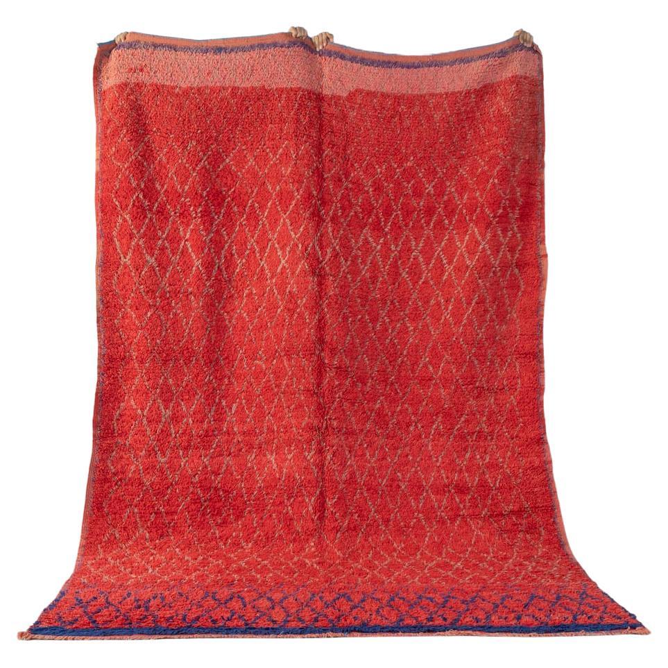 Handwoven Morroccan Berber Rug 100 Wool For Sale at 1stDibs