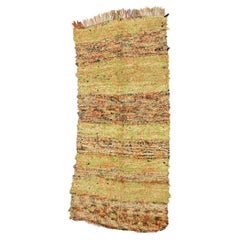 Vintage Boujad Moroccan Rag Rug, Bohemian Chic Meets Tribal Enchantment