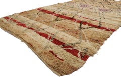 Vintage Boujad Moroccan Rug by Berber Tribes of Morocco