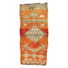 Used Boujad Moroccan Rug, Cozy Nomad Meets Southwest Bohemian