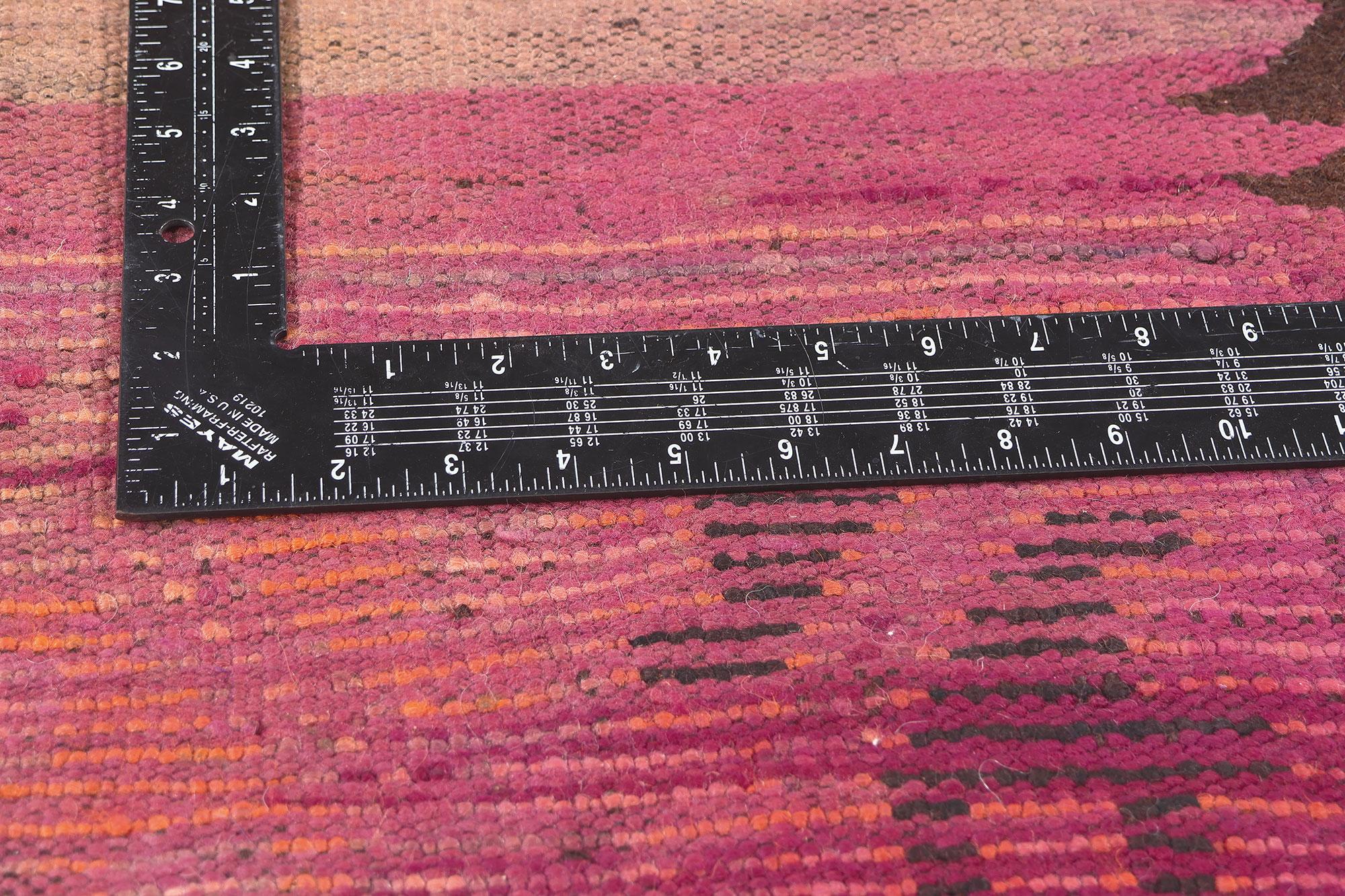 Alfombra marroquí vintage Boujad, el acogedor encanto nómada se une a la rapsodia bohemia siglo XX en venta