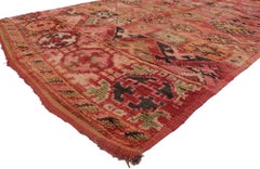 Vintage Boujad Moroccan Rug, Modern Boho Meets Desert Chic