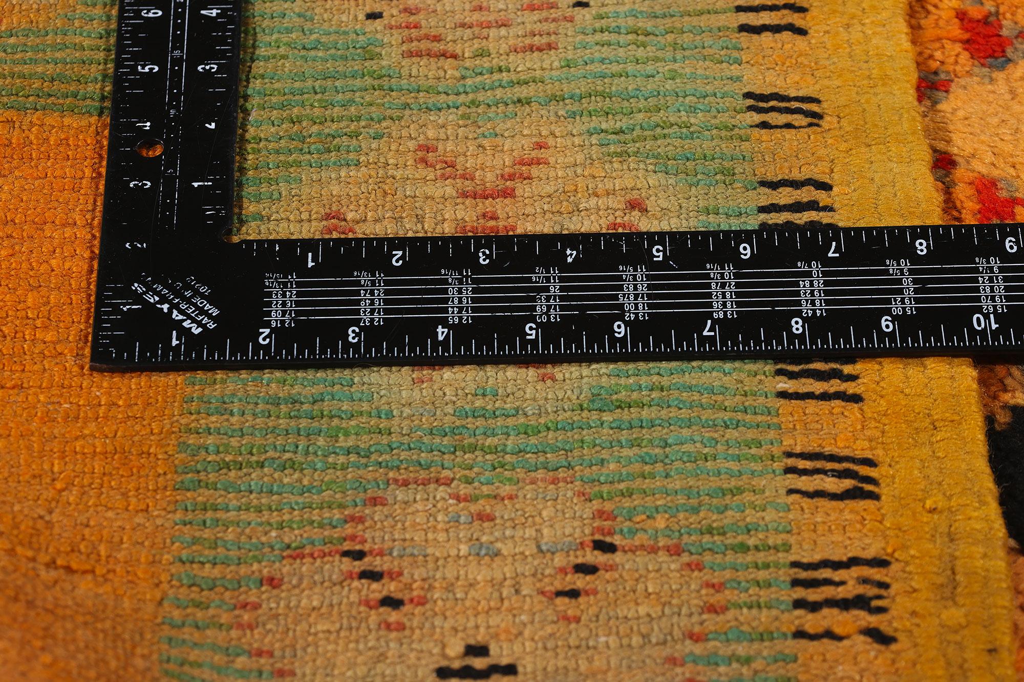 Marokkanischer Boujad-Teppich im Vintage-Stil, Stammeskunst-Enchantment trifft Global Boho-Chic (20. Jahrhundert) im Angebot