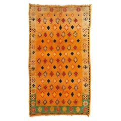 Marokkanischer Boujad-Teppich im Vintage-Stil, Stammeskunst-Enchantment trifft Global Boho-Chic