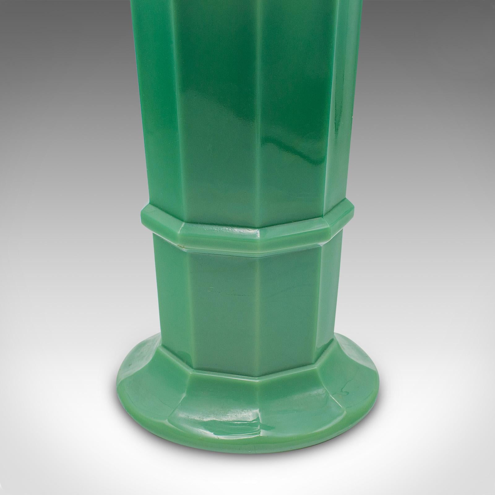 Bouquet-Vase, englisch, Glas, dekorativer Blumentopf, Art déco, um 1930 im Angebot 4