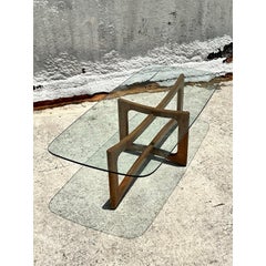 Vintage Bow Tie Coffee Table After Adrian Pearsall