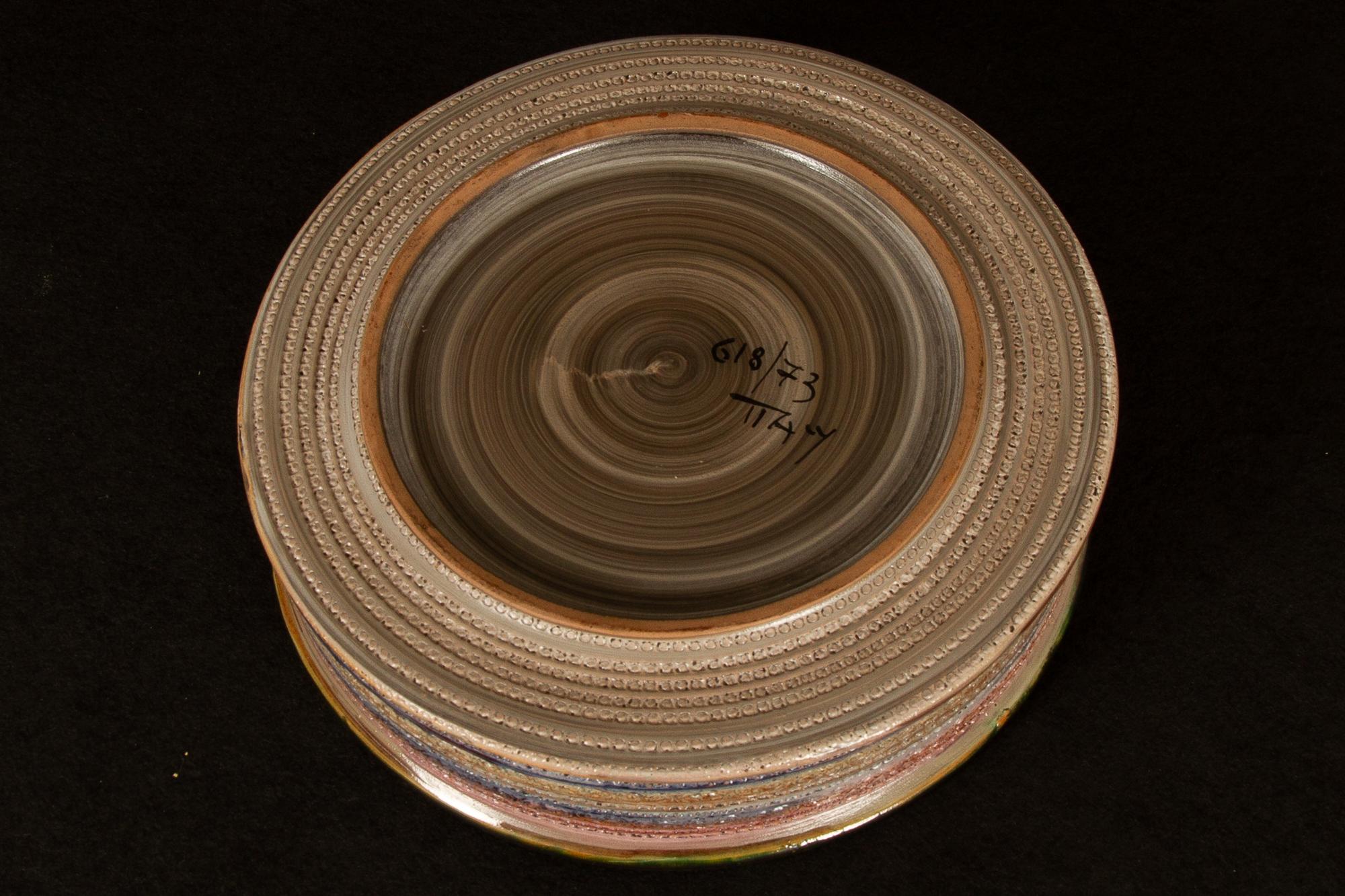 Ceramic Vintage Bowl by Aldo Londi for Bitossi, 1960s