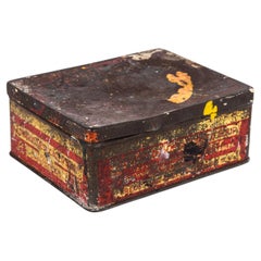 Vintage Box Of Stencil Numbers And Letters
