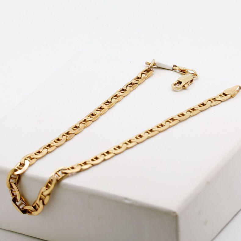 Vintage Bracelet in Rosie Yellow Gold In Good Condition For Sale In BALMAIN, NSW