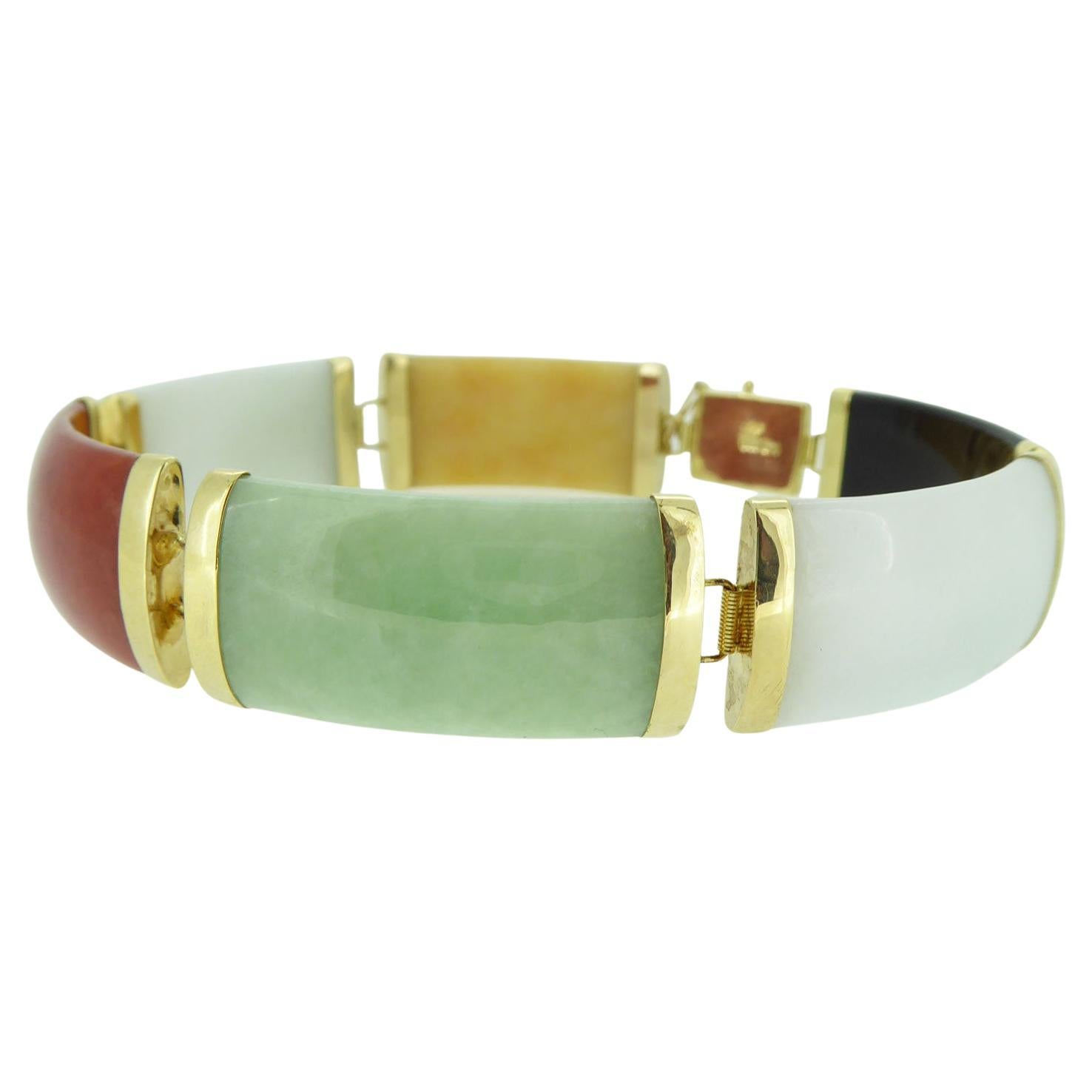 Yellow gold quartz bracelet clearance