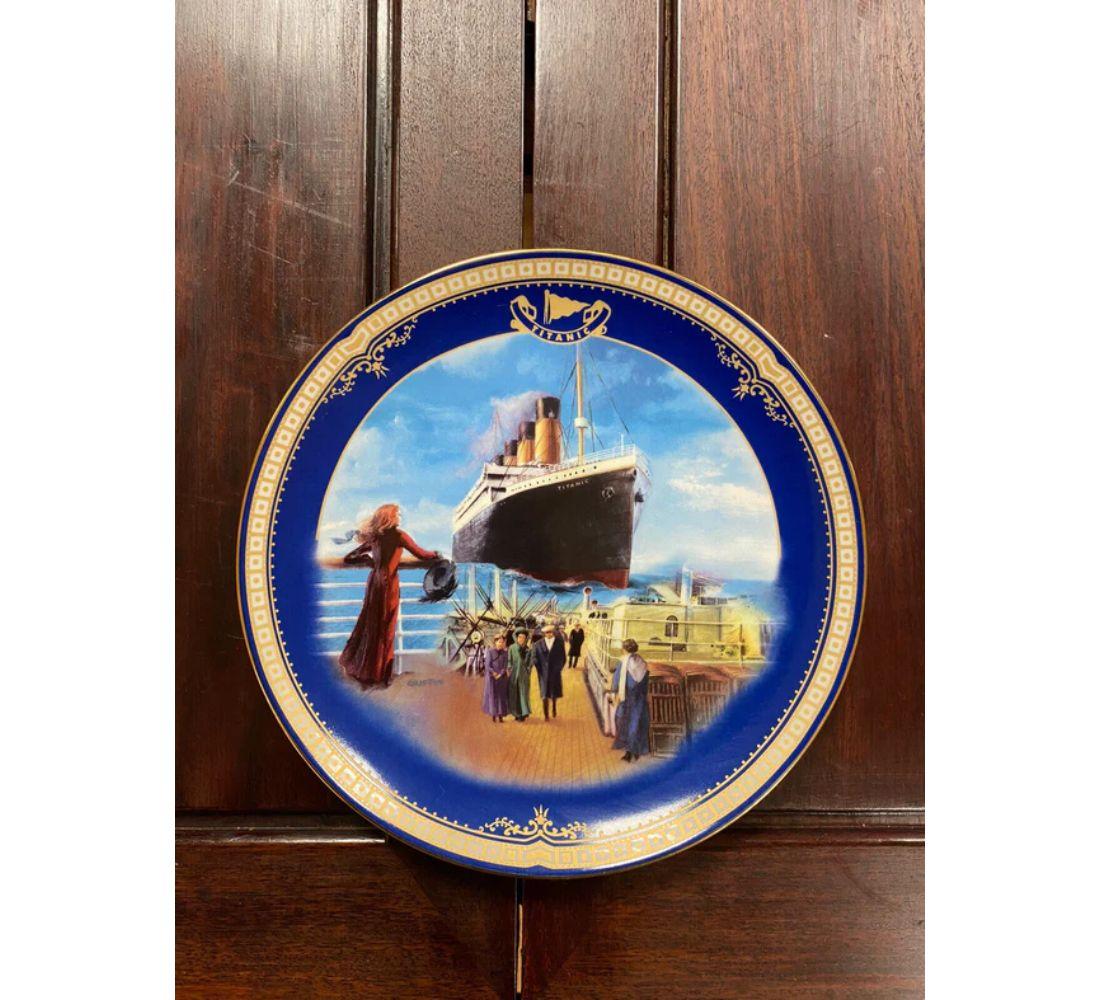 American Classical Vintage Bradford Exchange Titanic Collectable Plates Gift For Sale