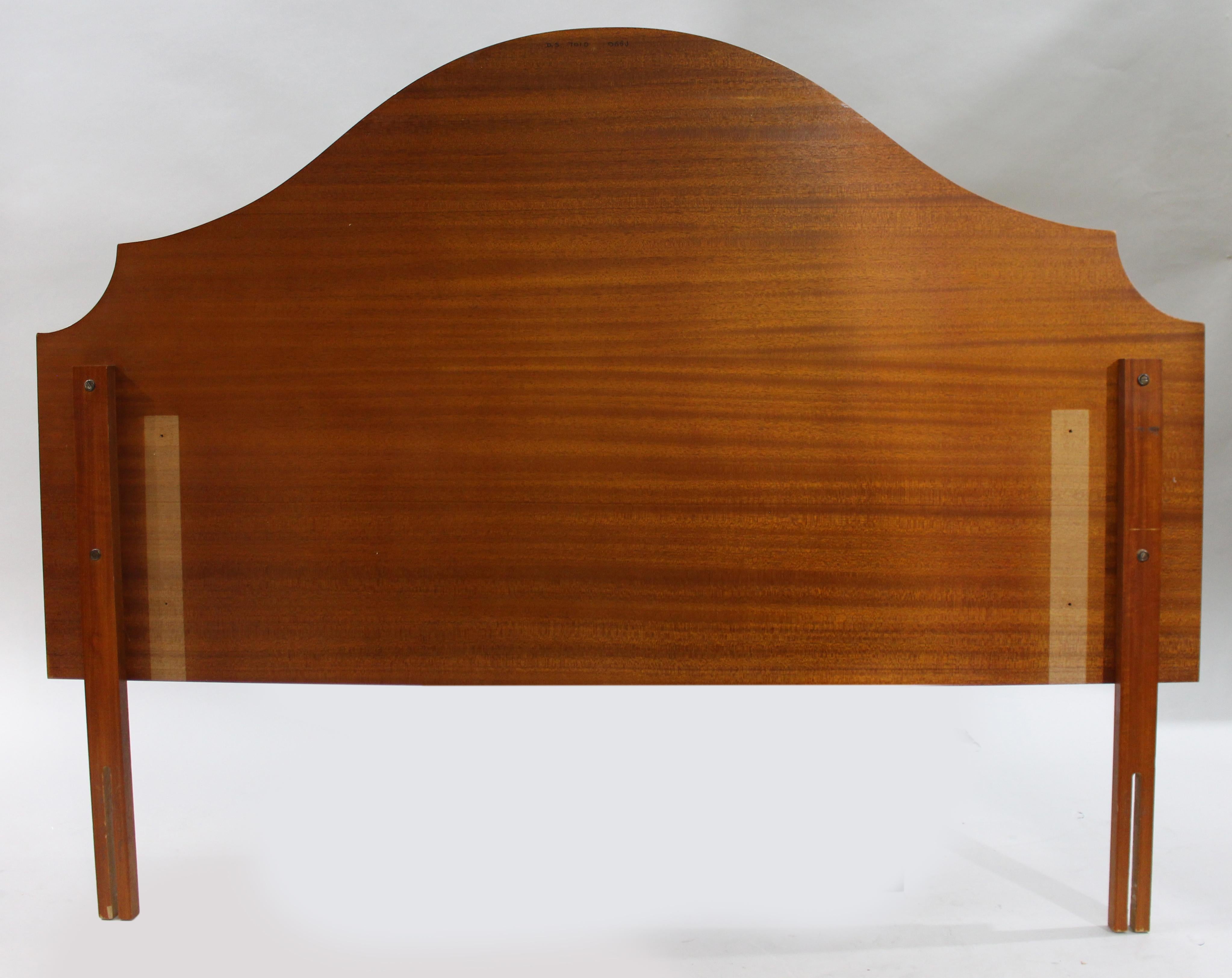 20th Century Vintage Bradley Yew Wood Headboard