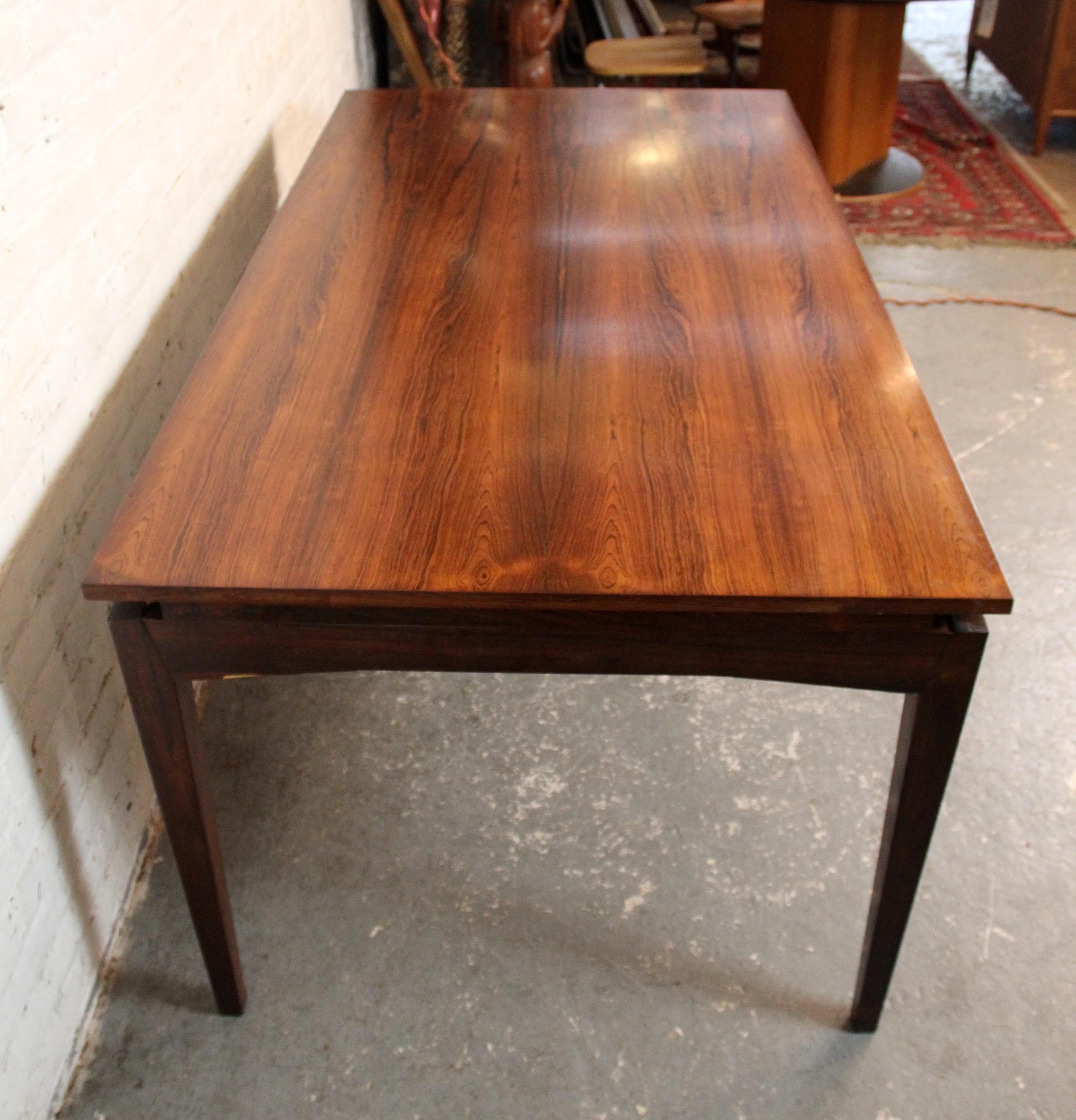 Mesa vintage Bramin Mobler de palisandro danés de 2 hojas en venta 5