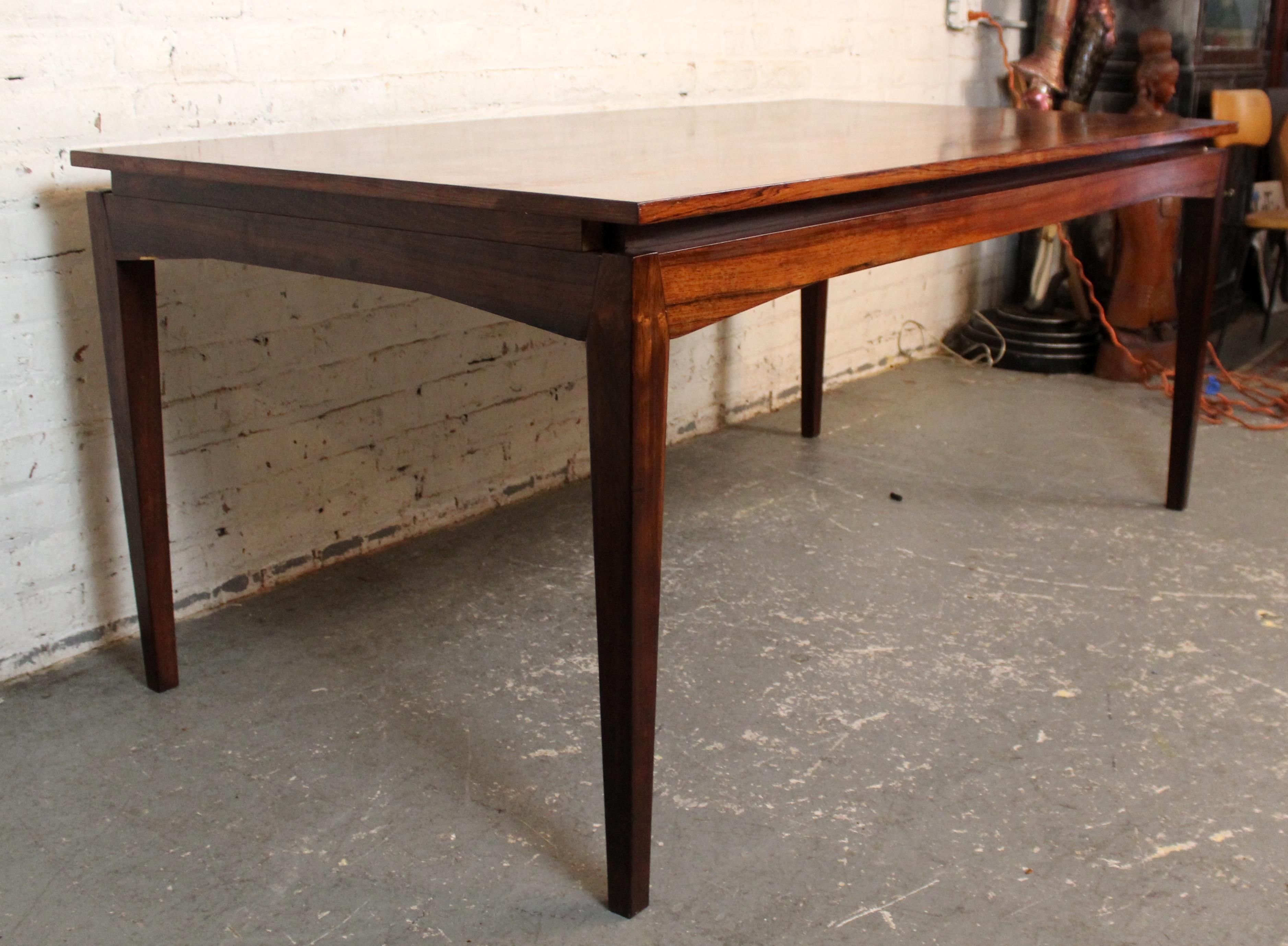 Mesa vintage Bramin Mobler de palisandro danés de 2 hojas en venta 6