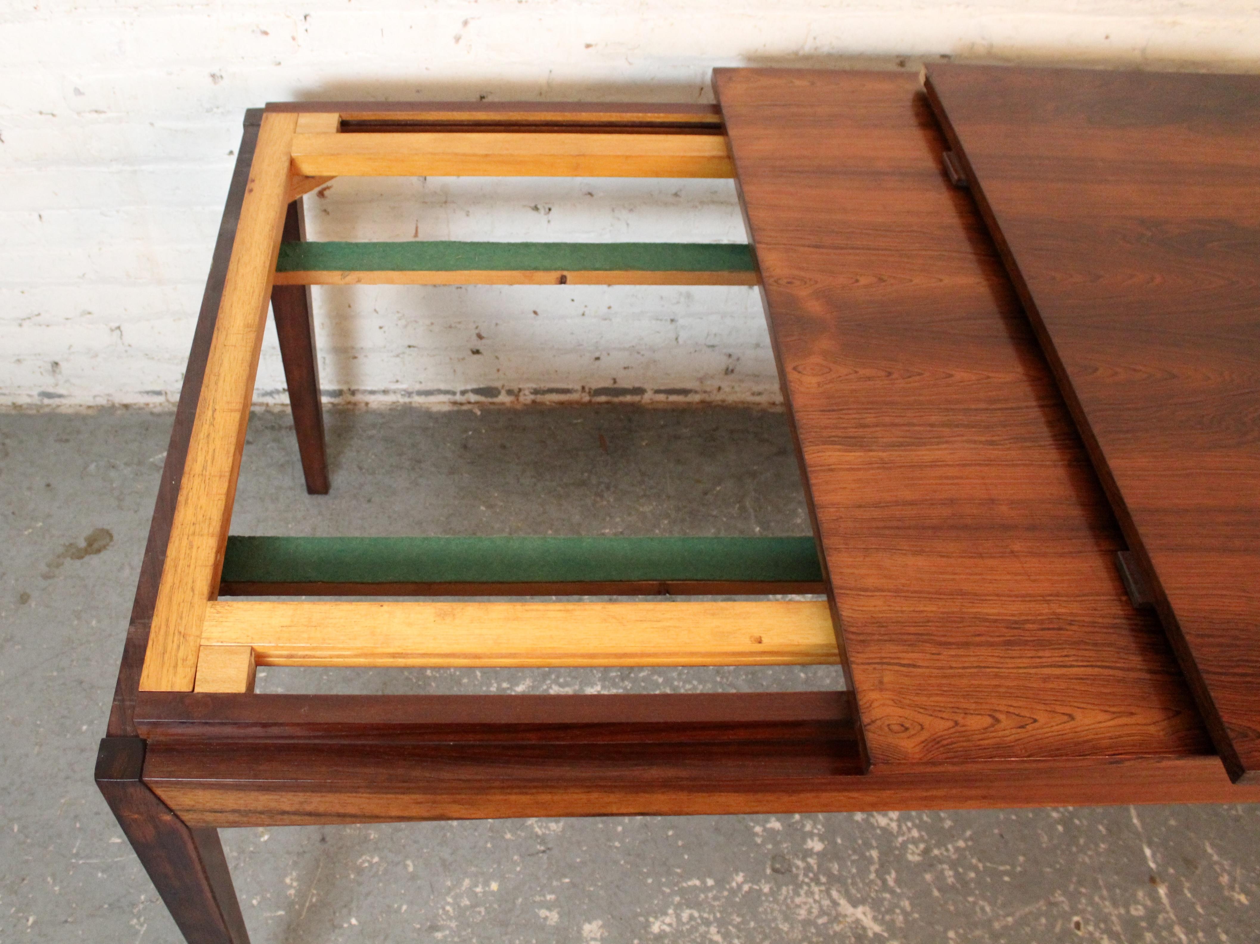 Mesa vintage Bramin Mobler de palisandro danés de 2 hojas en venta 12