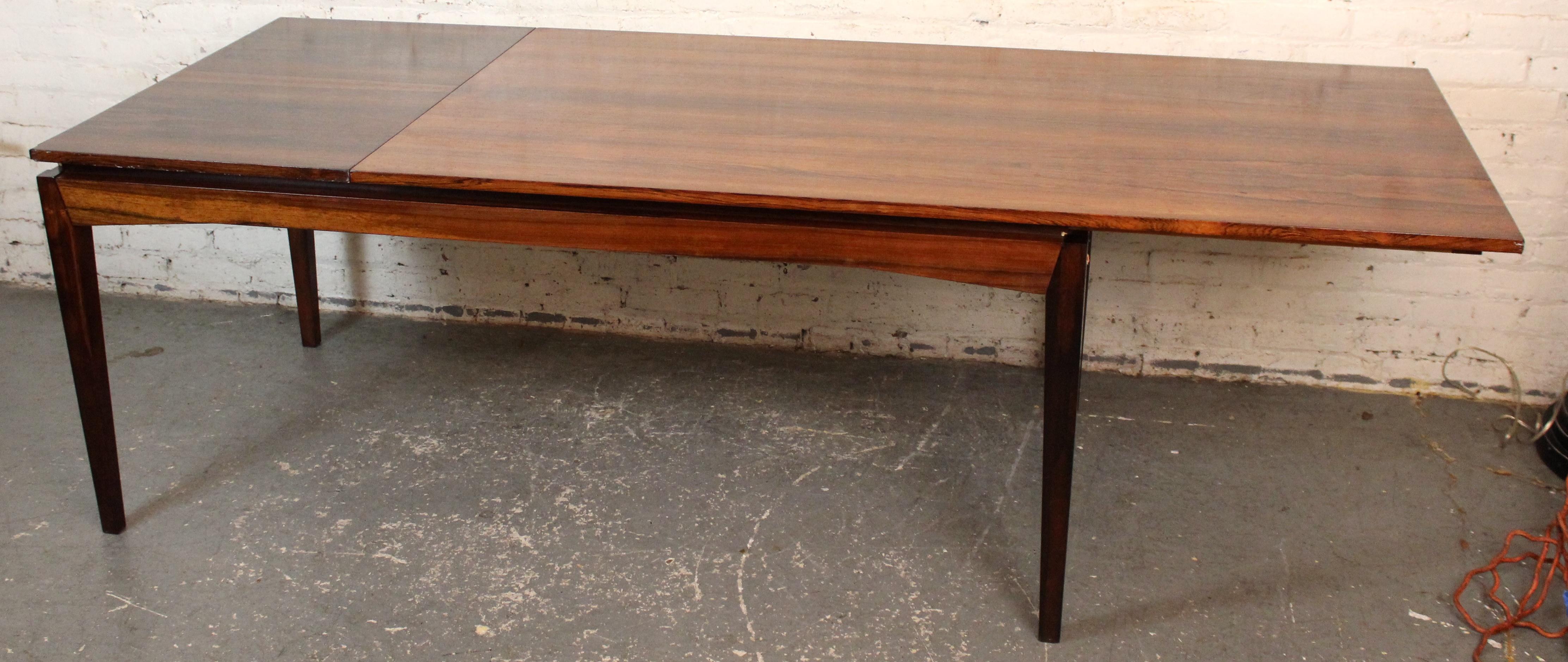 Mesa vintage Bramin Mobler de palisandro danés de 2 hojas en venta 2