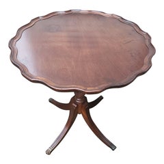 Vintage Brandt Genuine Mahogany Pie Crust Table