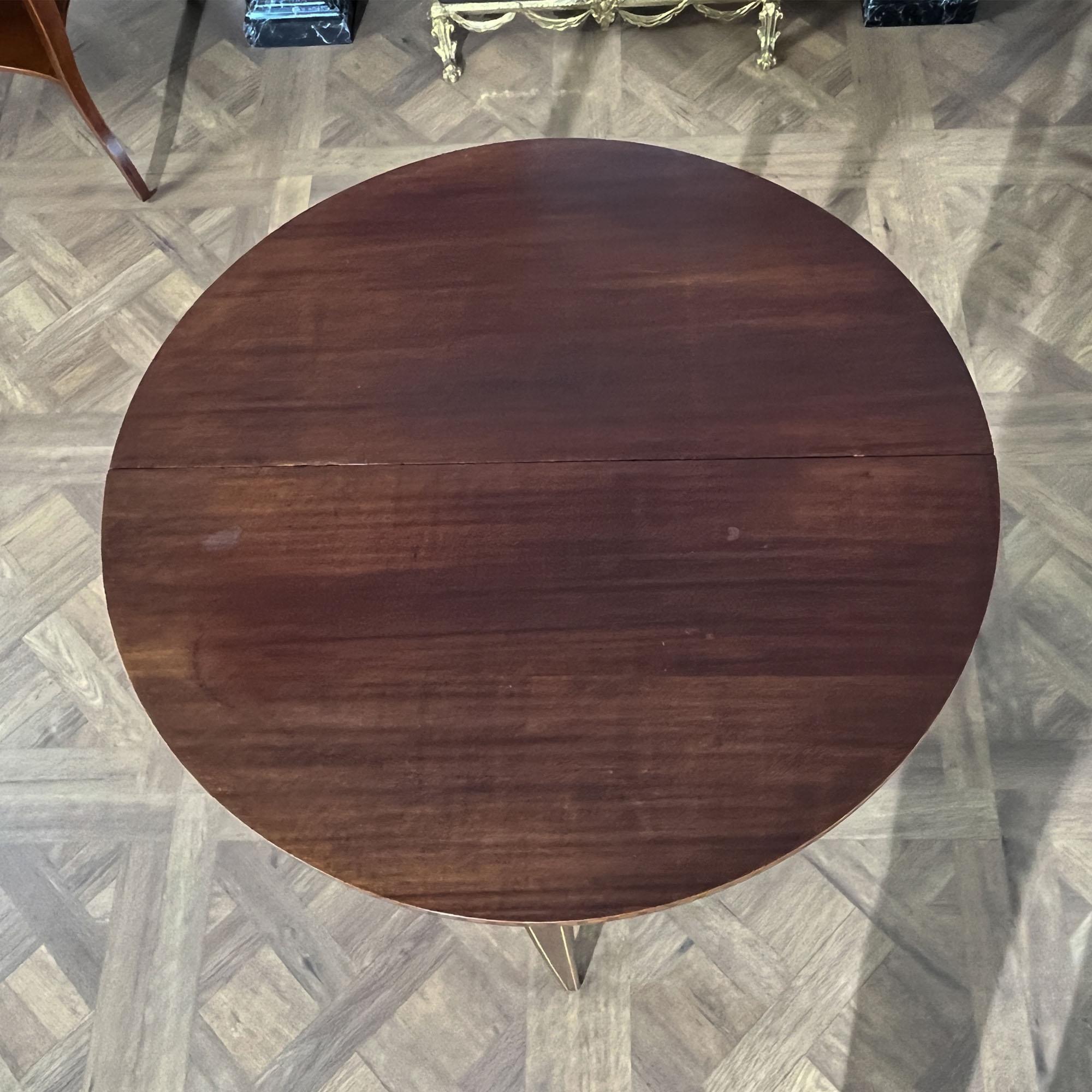 Renaissance Vintage Brandt Mahogany Game Table