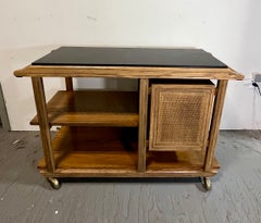 Vintage Brandt Ranch Oak Bar Cart Server